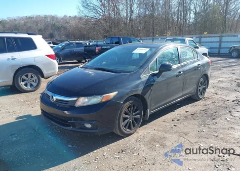 2012 Honda Civic Ex from USA, damaged, VIN 2HGFB2F89CH502410